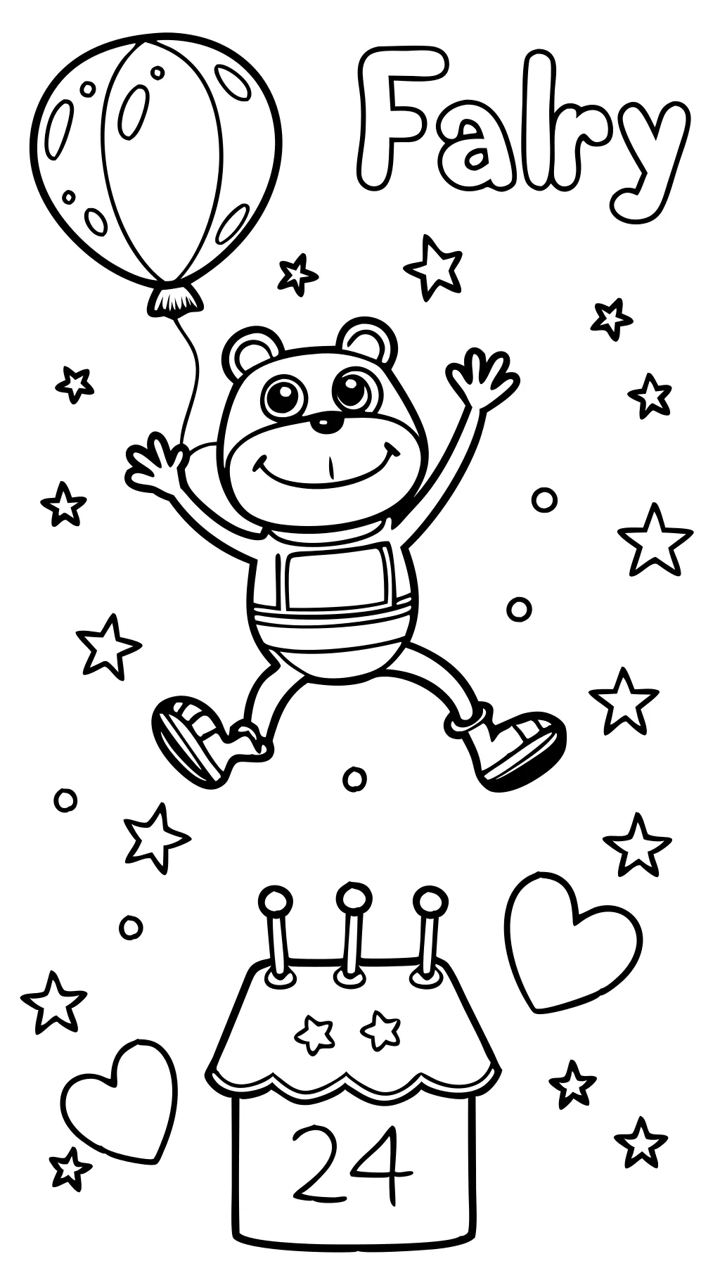 leap day coloring page 2024